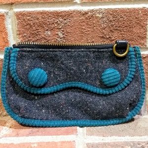 Vintage Wool Clutch NWOT